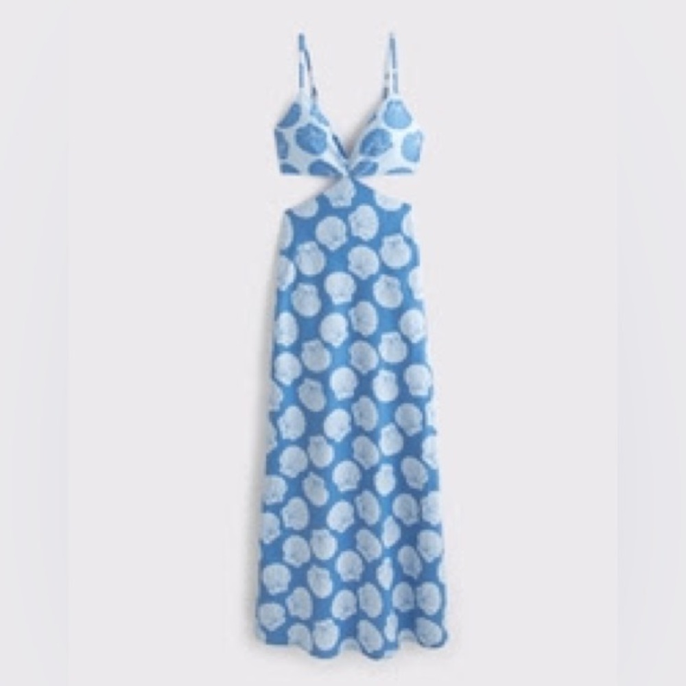 Sz Medium Abercrombie & Fitch Julia Slip Cutout Dress